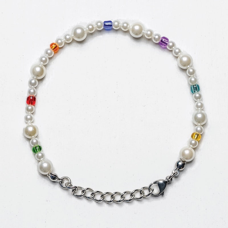 Colorful Pearl Bracelet for Men
